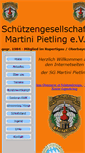 Mobile Screenshot of martinischuetzen-pietling.de