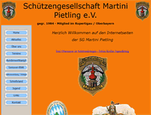 Tablet Screenshot of martinischuetzen-pietling.de